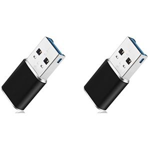 GNURBDILFO 2X Aluminium Mini USB 3.0 Geheugenkaartlezer Adapter voor Micro-SD-Kaart/TF Kaartlezer Adapter Pc Computer Laptop