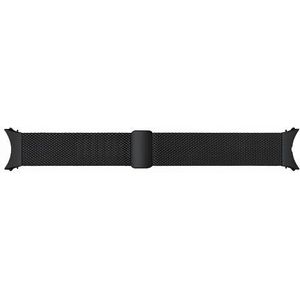 Samsung Milanese band small smartwatch van roestvrij staal voor Galaxy Watch4 40 mm, Watch5 40 mm, Watch6 40 mm, zwart