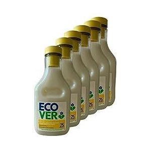 Ecover Biologische Wasverzachter - Met Gardenia & Vanille - Fles 6 x 750 ml - 150 Wasbeurten - Milieuvriendelijk En Veganistisch