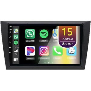 Android Radio voor Volkswagen Golf 6 2008-2016, 9 inch Touchscreen Autoradio met Wireless CarPlay Android Auto Bluetooth WIFI(8Core(8+256GB))