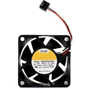 LMNCBVYA High-Performance 9WF0624H404 Cooling Fan for Fanuc CNC Machines - 24V 0.15A 3-Wire 6025 Model