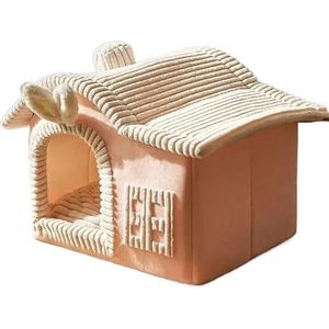 Opvouwbare hondenhuis kennel bedmat for kleine middelgrote honden katten winter warm kattenbed nest huisdier producten mand huisdieren puppy grot bank (Color : 20, Size : L within 14kg pet)