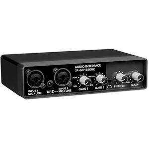 Audio DJ-mixer Professionele Luidskaart Audio Mixer Kanaalmonitoring Elektrische Gitaar Live-opname For Studiozang Podcast-apparatuur (Color : Q-22, Size : 1)
