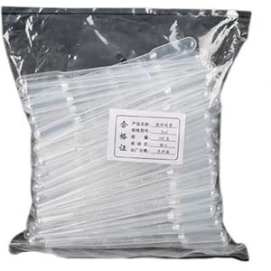 Laboratoriumpipet, 100 stuks, 3 ml, airbrush, kunststof, transferpipet, wegwerp, etherische oliën, pipetten, druppelaar