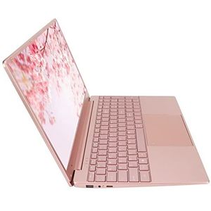 Mini-Laptop 15,6-Inch Intel N5095 100-240V Roze Studentenlaptop met 2K-Resolutie (16+1TB EU-stekker)