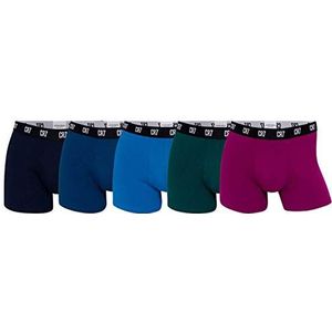 CR7 Cristiano Ronaldo Boxershorts voor Heren 5 Pack, Blauw, Groen, Paars, XXL