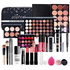 Make-up cadeauset cosmetica make-up paletten Alles in één make-up kit voor gezicht ogen en lippen