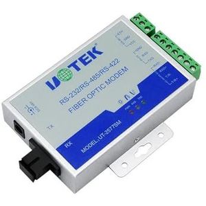 UT-2577SM hoge snelheid RS-232/RS-485/RS-422 multi-mode glasvezel modem RS-232/485/422 enkele vezelmodem met optionele SC/FC/ST (maat: UT-2577SM, kleur: FC)