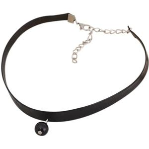 BOSREROY Ronde hanger kunstleer halsband ketting dames choker ketting, Kunstleer, Geen edelsteen