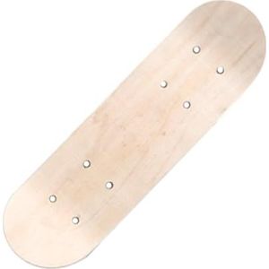 Harilla Leeg skateboarddek Kids DIY Skateboard Creativiteitsontwikkeling Ongeverfd blanco longboarddek Houten dek voor kinderen Kinderen, 43 cm Geen wielen