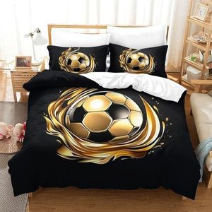 RNDKAUUIE - Dekbedovertrek - 3D-bedrukt - 200 x 200 cm - 3-delige Beddengoedset