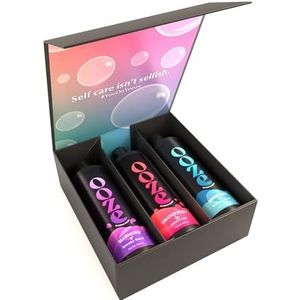 OOZE Bath Bubbelbadset voor vrouwen (355 ml) - lavendel, eucalyptus en passievrucht - reismaat cadeauset voor bad en lichaam spa spa cadeau voor haar - nul parabenen, dierproefvrij