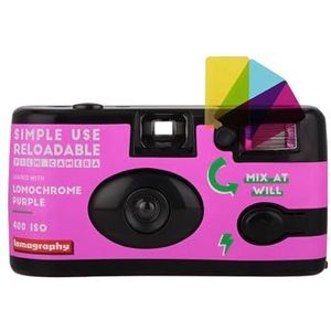 Lomography Simple Use Reloadable Camera LomoChrome Purple Film