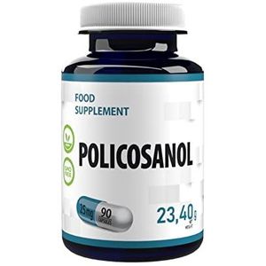 Policosanol 25mg 90 Vegan Capsules, hoge dosis supplement, Gluten- en GGO-vrij