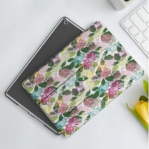 CONERY Hoesje compatibel iPad 10,2 inch (9e/8e/7e generatie) bloemen, levendig bloemboeket botanische schoonheid artistieke bloemen inspiratie levensstijl afbeelding decor, slanke slimme magnetische