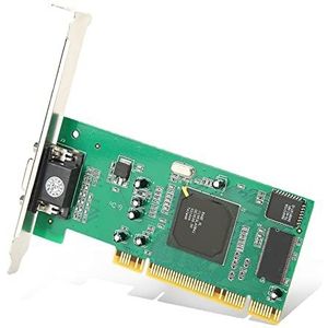 Grafische kaart, videokaart met meerdere schermen, grafische kaart VGA PCI 8 MB 32-bits desktopcomputeraccessoires, laag profiel, grafische kaart met laag verbruik