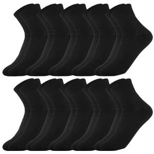 YIJIANUO 10pairs Heren Sokken Polyester Katoen Midden Buis Sokken Zomer Dunne Effen Kleur Ademend Business Heren Sokken Mannen, 10 paar, Eén maat