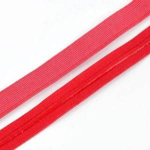 Antislip siliconen beha elastische band voor het naaien 10 mm ondergoedband rubberen linten band antislip kanten tapes kledingaccessoires-watermeloenrood-10 mm-20 met