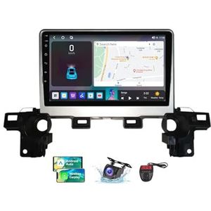 Android 13 Autoradio 2 DIN Compatibel met Mazda CX-5 CX5 2017-2018 9 Inch Touchscreen Carplay en Android Auto met Bluetooth 5.0/FM RDS/Bediening op het stuur/Achteruitrijcamera(NF-6)
