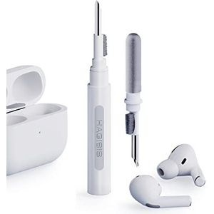Hagibis Reinigingsset voor Airpods Pro 1 2 multifunctionele reinigingsstiften, zachte borstel voor bluetooth-hoofdtelefoon, tas, reinigingsgereedschap voor Huawei Samsung MI oordopjes