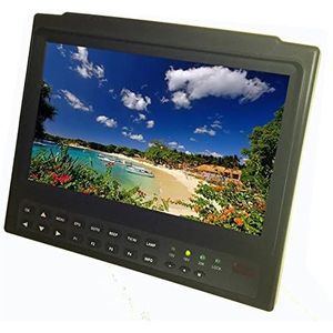 Satellietzoekers KPT-716S/T 7-inch draagbare breedbeeldsatellietzoeker en monitorondersteuning AVS/AVS+ HEVC (H2.65/4K) satelliet-tv TP-signaal LCD-scherm met meter met satellietdetectie