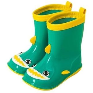 Rain Shoes For Boys And Girls, Rain Boots Waterproof Shoes, Non-slip Rain Boots(Color:Green,Size:17)