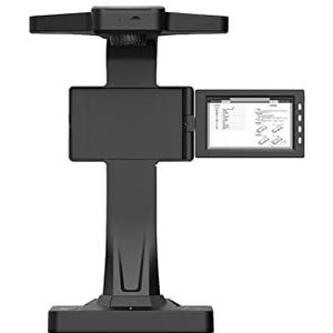 Draagbare documentscanner Smart Book Scanner Draagbare Document Scanner Eloam BS2000P Met 18 MP Camera, OCR. Auto Curve Flattening en vingerafdrukverwijdering voor desktop/laptop