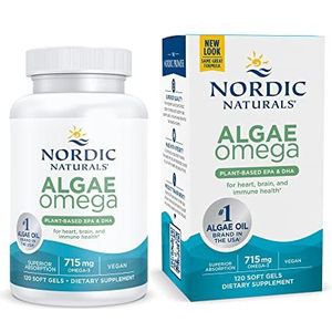 Nordic Naturals - Algae Omega, Eye Health, Heart Health, en Optimale Wellness, 120 zachte gels