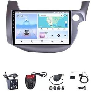 9 Inch Autoradio Voor Honda Fit Jazz 2008-2013 Carplay Android Navigatie GPS Bluetooth Multimedia Speler Smart Automotive Systeem(WIFI 2G+32G B)