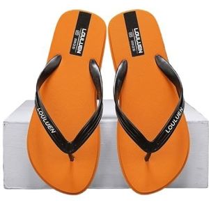 Doucheslipper, Heren zomerse verkoelende pantoffels - Ademende rubberen buitenslippers(Yellow,44 EU)