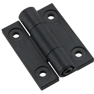 Kan stoppen bij wil en gepositioneerd zwart dempend koppel scharnier 270 graden plastic scharnier 1 stuk (zwart)