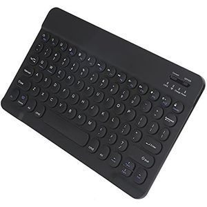Bluetooth-toetsenbord, Waterdicht Ultradun Draadloos Bluetooth-toetsenbord voor Tablet voor Smartphone (Zwart)