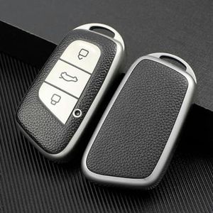 TPU Autosleutelhoesje Shell Houder Tas Sleutelhanger voor Chery ANT EQ1 2019 Autosleutelhoesonderdelen