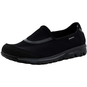 Skechers Performance Women's Go Walk Slip-On Walking Shoe, Black, 8.5 XW US