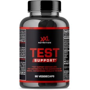 XXL Nutrition - Test Support - T-Booster Supplement met Zink -Testosteron Booster - 90 Capsules