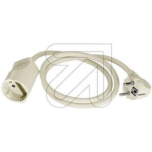 Verlengkabel verlengkabel * verschillende modellen, kleuren, lengtes en toepassingsgebieden beschikbaar * (1 m, crèmewit beige geSchuko)