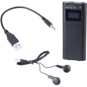 MALSSE 64 GB Digitale Voice Geactiveerde Recorder Dictafoon Voice Recorder Met Ruisonderdrukking Recorder Apparaat Voor Interviews Digitale Voice Recorder