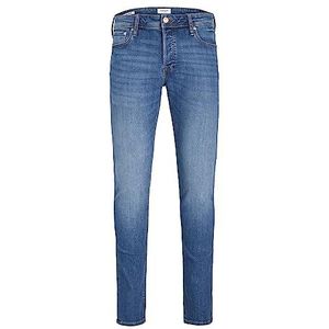 JACK & JONES Male Slim Fit Jeans JJIGLENN JJORIGINAL AM 814 NOOS Slim Fit Jeans, Medium Blue Stone1, 31W x 34L