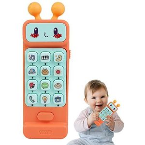 ampet 2 Pcs Afstandsbediening Telefoon Speelgoed - Duurzaam Peuter Doen alsof Telefoon Speel Telefoon Interactief Speelgoed,Cadeau voor Baby Peuter Jongens Meisjes 6 Maanden+