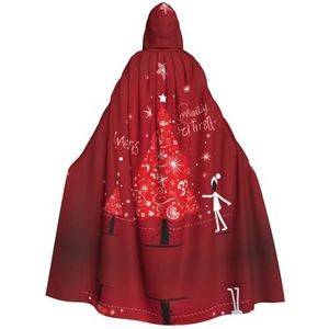 DURAGS Kerstdecoratie Achtergrond Volwassen Hooded Cloak, Vampier Mantel, Rollenspel Mantel Voor Onvergetelijke Thema-Evenementen En Feesten