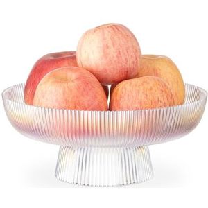 Enorme fruitschaal op voet - Curiosa en Kunst.nl