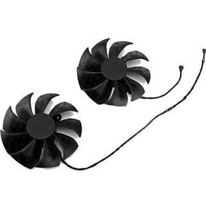 VGA-videokaartventilatoren voor EVGA voor GeForce voor RTX 2060 XC Ultra voor gaming 6 GB GDDR6 Dual HDB 06G-P4-2166-KB PLA09215S12H PLD09220S12HS(A Pair of Fans)
