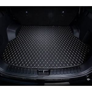 Kofferbakbeschermer Pad Custom Kofferbak Matten Voor Bmw X3 X1 X6 Z4 F30 F10 F11 F25 F15 F34 E46 E90 E60 E84 E83 E70 E53 G30 E34 X4 X5 (Color : Zwartbeige)