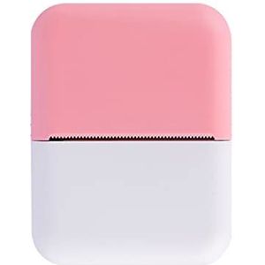 WMMNHY Pocket thermische printer Smart House House Photo Memo Printer 200dpi Bt Draadloze verbinding gebruiken met App Compatibel met Android iOS(Pink)