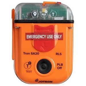 Jotron Tron SA20 PLB Persoonlijke Locator Beacon | Compact & Lichtgewicht | GPS & Galileo GNSS | 406MHz Noodsignaal | Waterdicht | SOLAS Goedgekeurd | Rest van de wereld | Aangepaste programmering