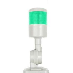 Roterende 180 stapel licht rood barnsteen groen waarschuwing licht industrie voor CNC-machine DC12-24V AC 110-220V continu knipperend licht LED (1 laag Green_AC110-220V sound)