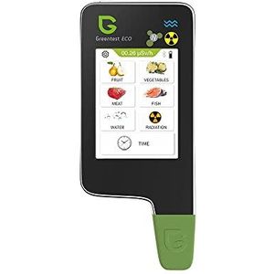 Greentest Eco 6 geigerteller nitrattester vlees vis TDS watertester stralingsmeter stralingsmeter nitraat tester geiger teller dosimeter nitraat meter zwart …