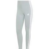 adidas Mujer ESSENTIALS 3-STRIPES COTTON LEGGINGS, Wonder Sage/white, L