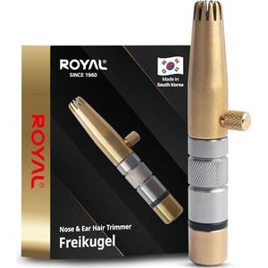 [MADE IN KOREA] ROYAL Anti-bac Neus haartrimmer voor mannen ""Freikugel"" Handleiding, Batterijvrij, Roestvrij & Messing, Waterdicht, Pijnloos met Gepatenteerd Mechanisme ET-32