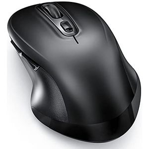muis draadloze, ergonomische 2,4 GHz Bluetooth-muis USB-verbinding compatibel met laptop iPad iPhone Android Mac PC tablet